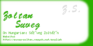 zoltan suveg business card